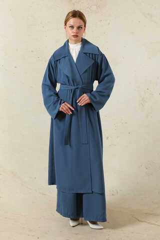 Medine İpeği Ceket Takım Lacivert - 1