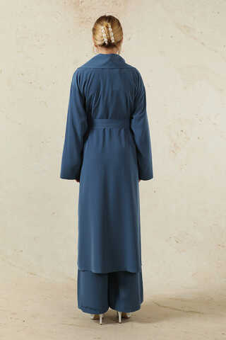 Medine İpeği Ceket Takım Lacivert - 6