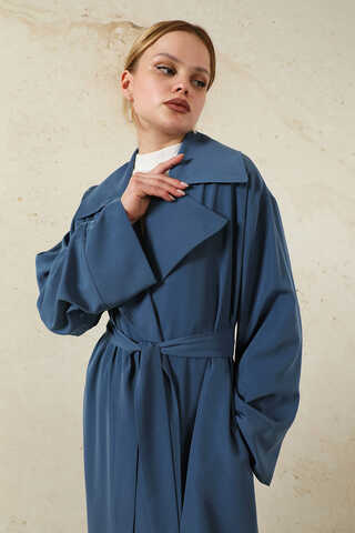 Medine İpeği Ceket Takım Lacivert - 2