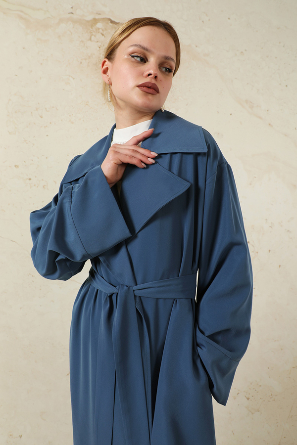 Medine İpeği Ceket Takım Lacivert - 2