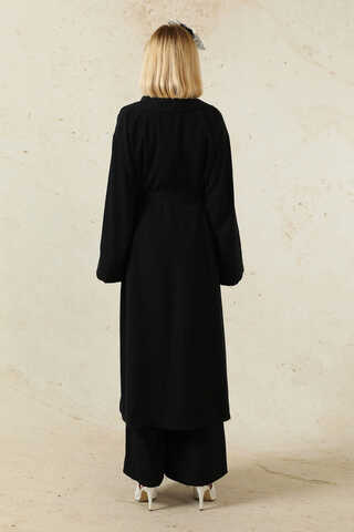 Medine İpeği Ceket Takım Siyah - 6