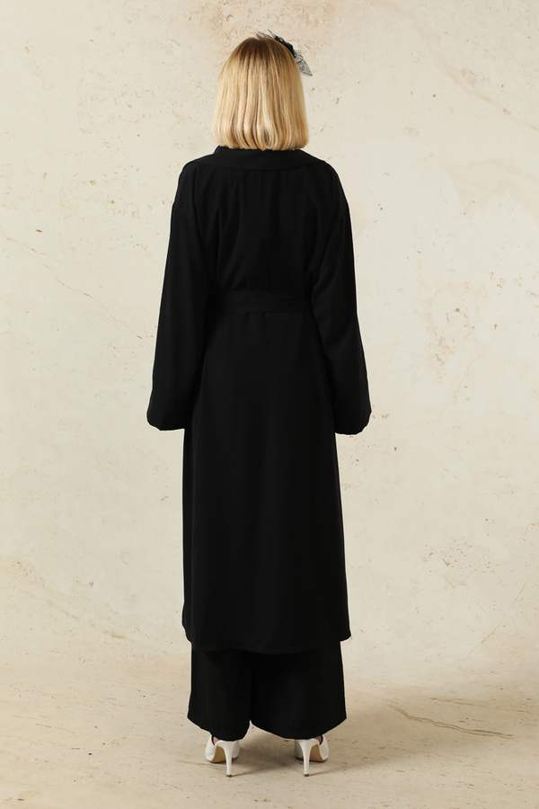 Medine İpeği Ceket Takım Siyah - 6