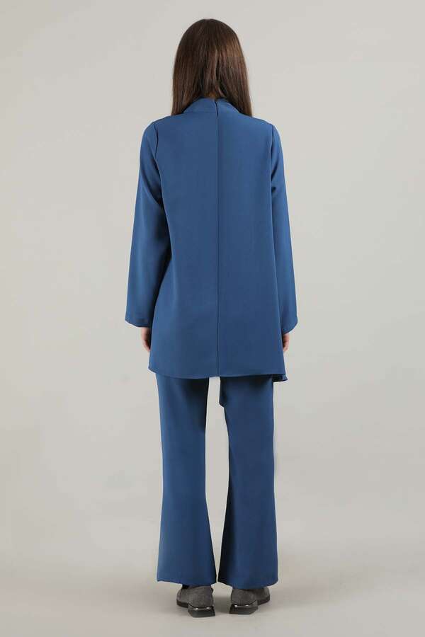 İspanyol Paça Asimetrik Takım İndigo - 5