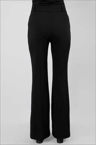 İspanyol Paça Pantolon Siyah - 3