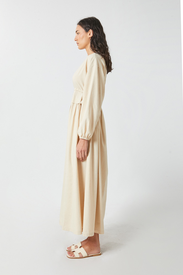 İynem Keten Elbise Taş - 12