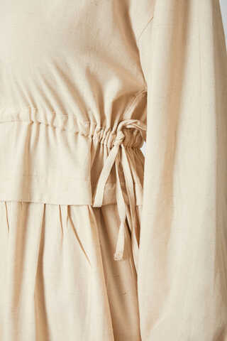 İynem Keten Elbise Taş - 8