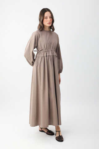 Iynem Linen Dress Vizon - 9