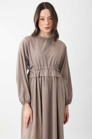 Iynem Linen Dress Vizon - 10