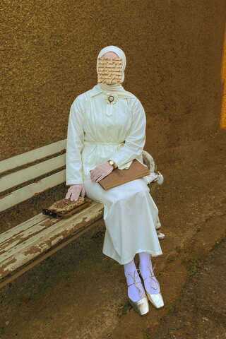 Jacket Collar Skirt Set Butter Yellow - 1