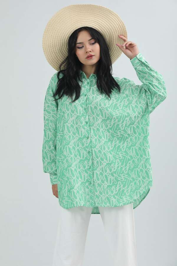 Jacquard Shirt Green - 3