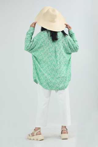 Jacquard Shirt Green - 5