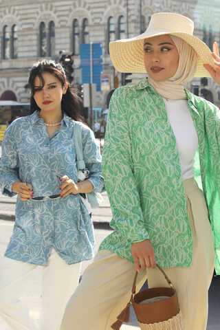 Jacquard Shirt Green - 2