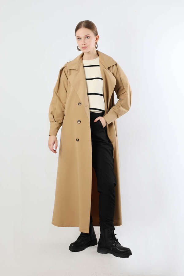 Jamin Trench Coat Beige 