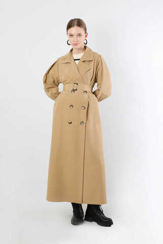 Jamin Trench Coat Beige - 5