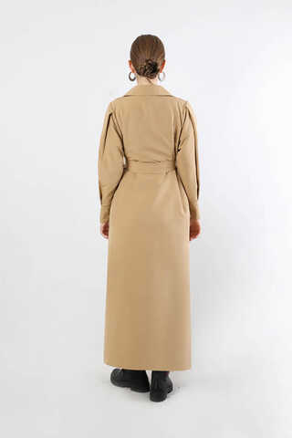 Jamin Trench Coat Beige - 6