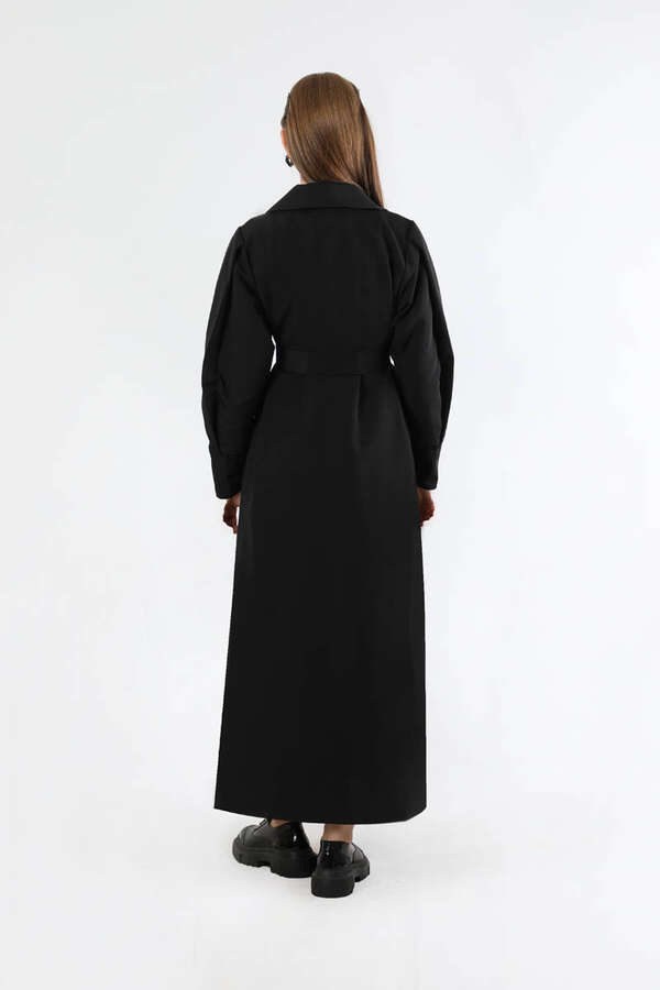 Jamin Trench Coat Black - 6