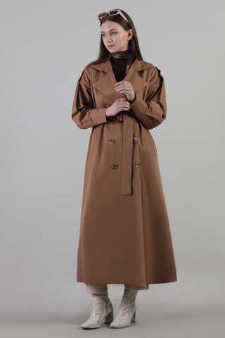 Jamin Trench Coat Brown - 1