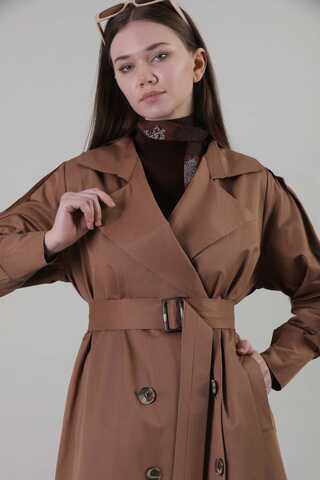 Jamin Trench Coat Brown - 2