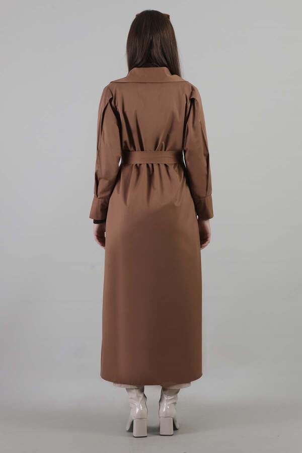 Jamin Trench Coat Brown - 5