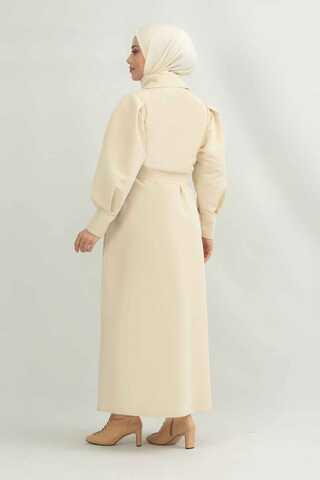 Jamin Trench Coat Cream - 6