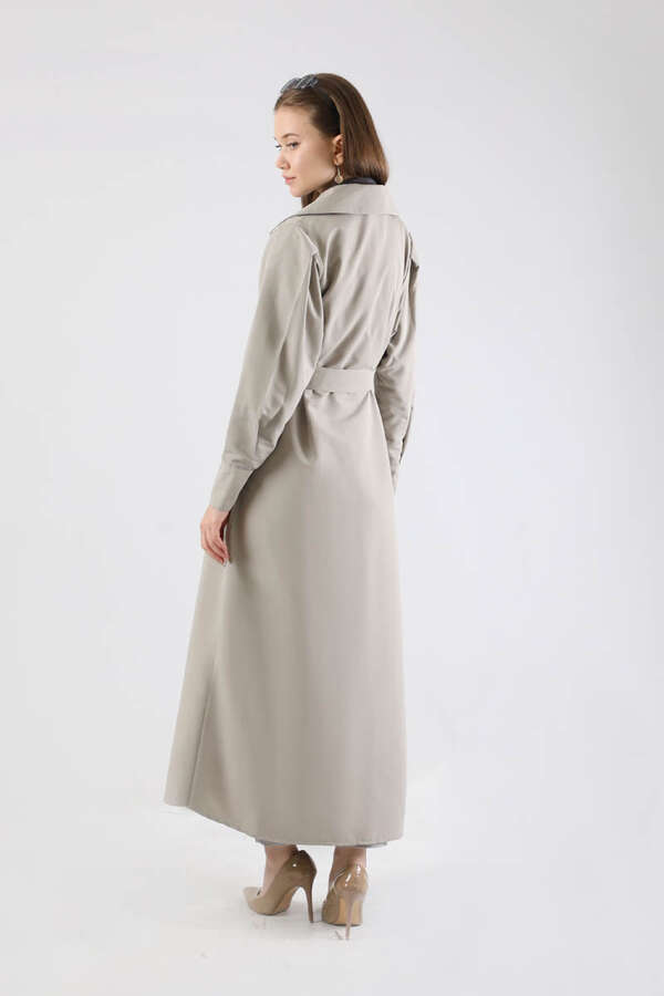 Jamin Trench Coat Grey - 6