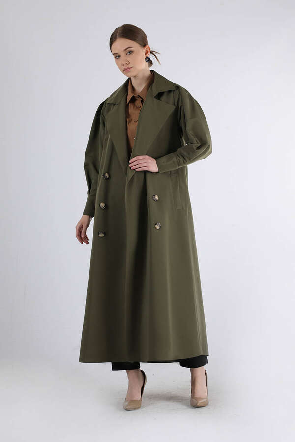 Jamin Trench Coat Khaki 