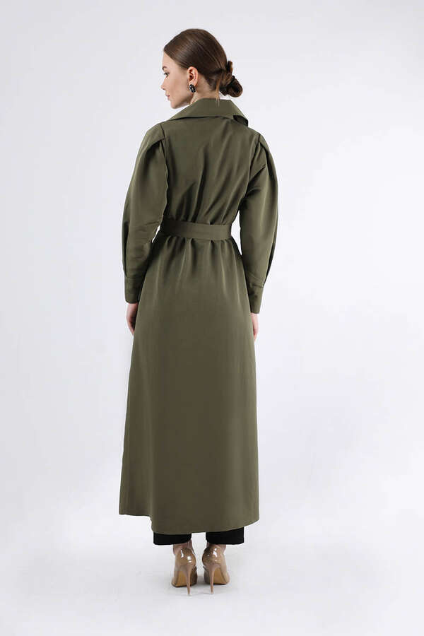 Jamin Trench Coat Khaki - 5