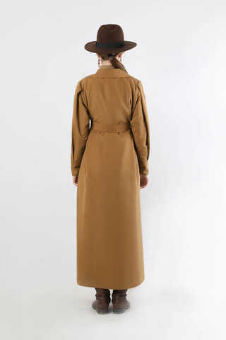 Jamin Trench Coat Tan - 6