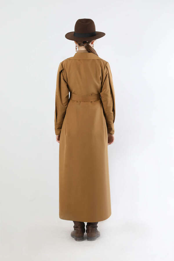 Jamin Trench Coat Tan - 6
