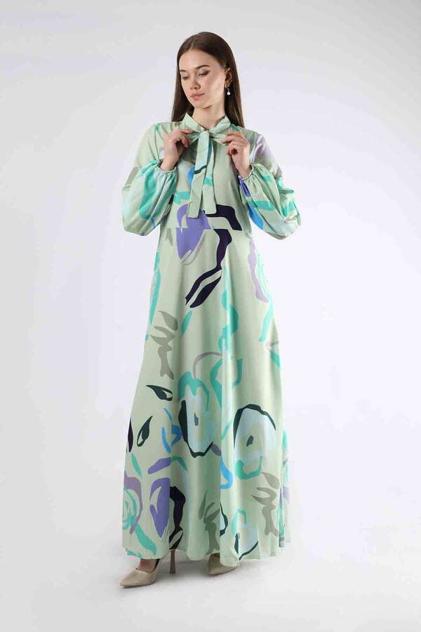 Jane Patterned Dress Mint 