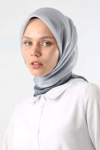 Janjan Şifon Eşarp Gri - 2