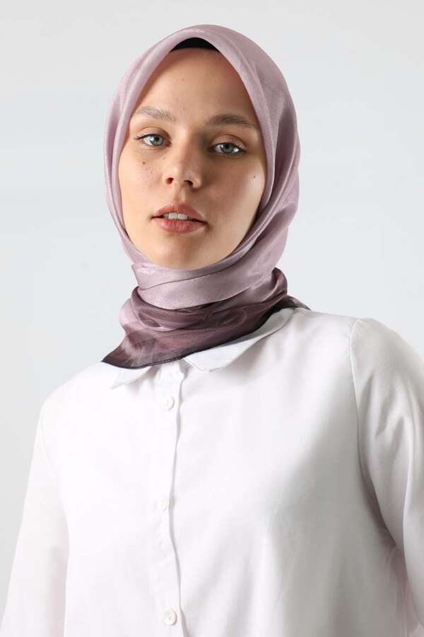 Janjan Şifon Eşarp Lila - 3