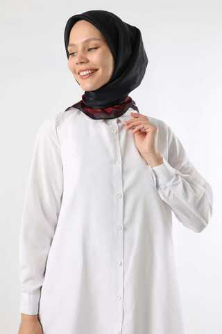 Janjan Şifon Eşarp Siyah - 2