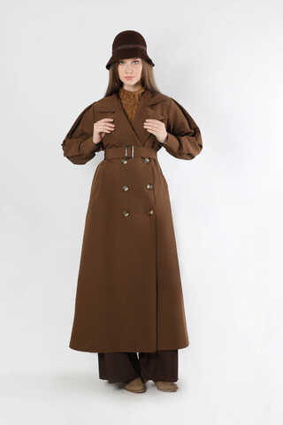 Jasmin Trençkot Kahve - 3