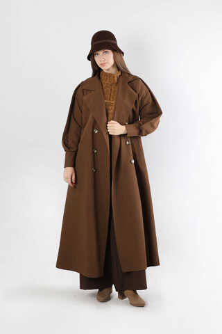 Jasmin Trençkot Kahve - 5