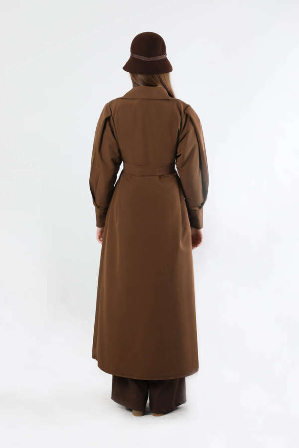 Jasmin Trençkot Kahve - 6