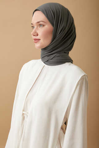 Jersey Scarf Anthracite - 2