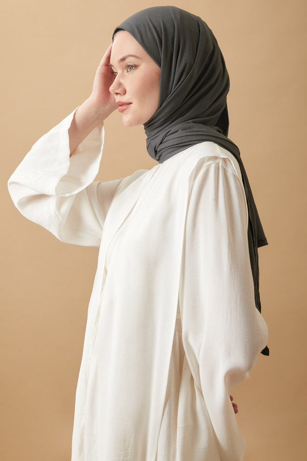 Jersey Scarf Anthracite - 4