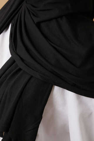 Jersey Scarf Black - 5