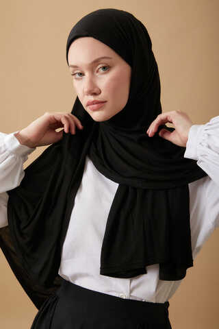 Jersey Scarf Black - 7