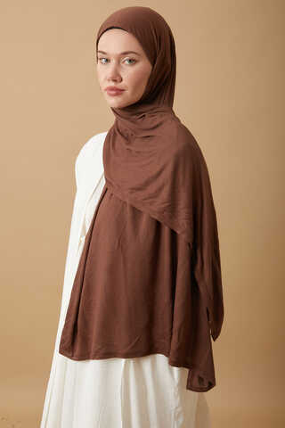 Jersey Scarf Brown - 2