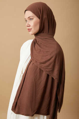Jersey Scarf Brown - 3