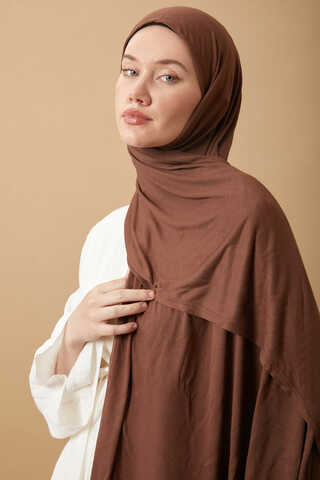 Jersey Scarf Brown - 1