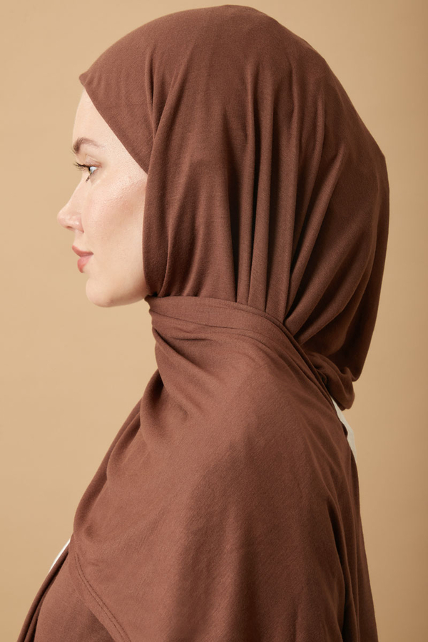 Jersey Scarf Brown - 7