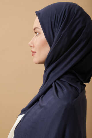 Jersey Scarf Dark Navy Blue - 3