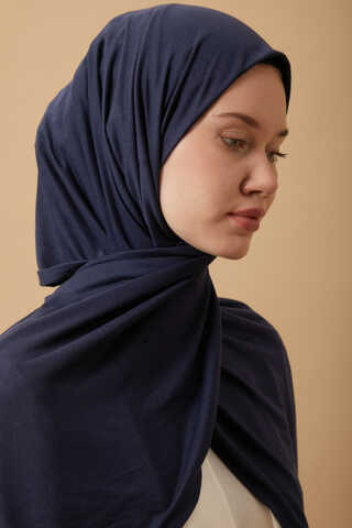 Jersey Scarf Dark Navy Blue - 7