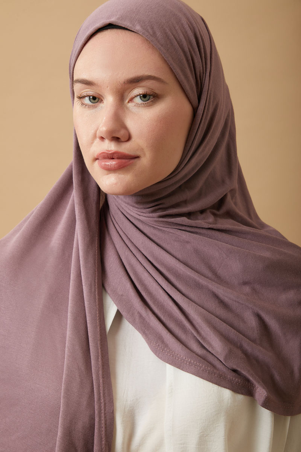 Jersey Scarf Dusty Rose - 1