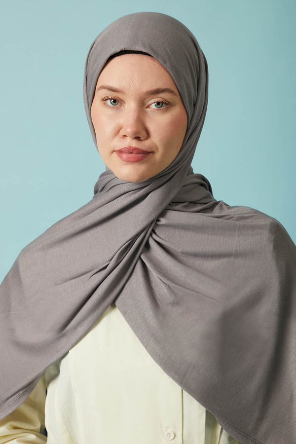 Jersey Scarf Grey - 1