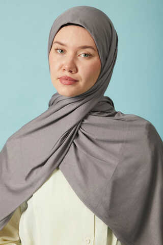 Jersey Scarf Grey - 2