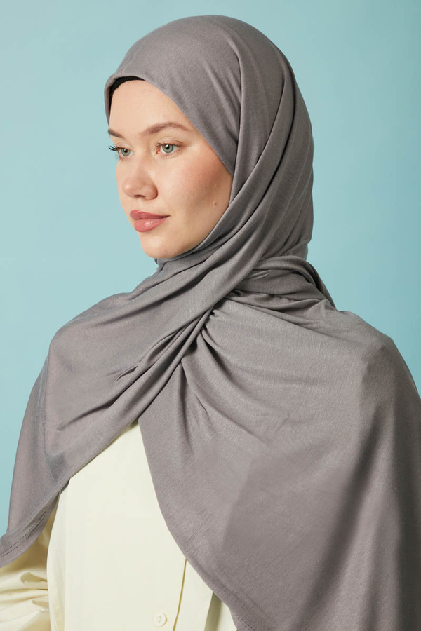 Jersey Scarf Grey - 3